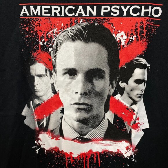 American Psycho Trio Horror Movie T-Shirt Size Large - Picture 2 of 4